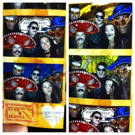 Fish House employees having fun in the photo booth before the #pensacolablockpartywedding reception at The Palafox House! #photobooth #pbw2013 #palafoxhouse #fishhousepensacola #gallerynight #fishhousecatering #downtownpensacola @jnaar @melissa0585123 @serandle
