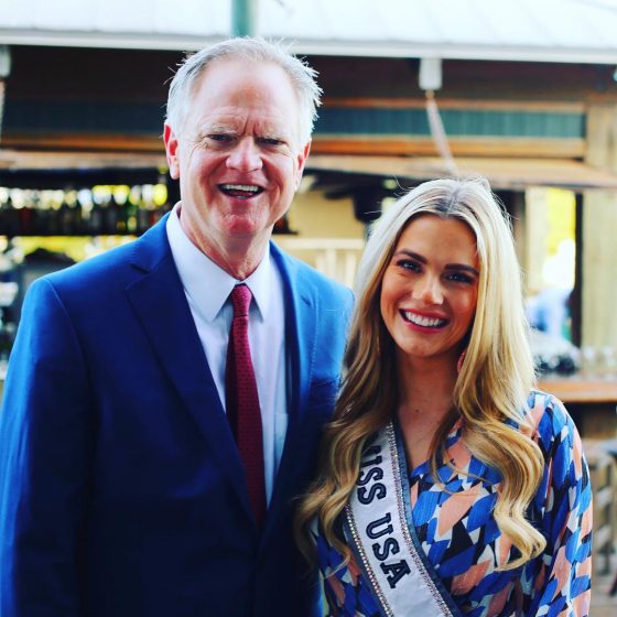 Collier Merrill and Miss USA