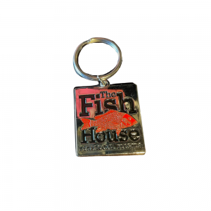 Fish House Key Chain