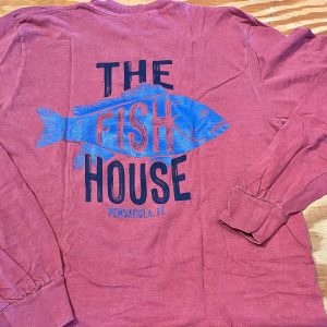 Fish House Skitchy Blue Fish Long Sleeve Adult T-shirt